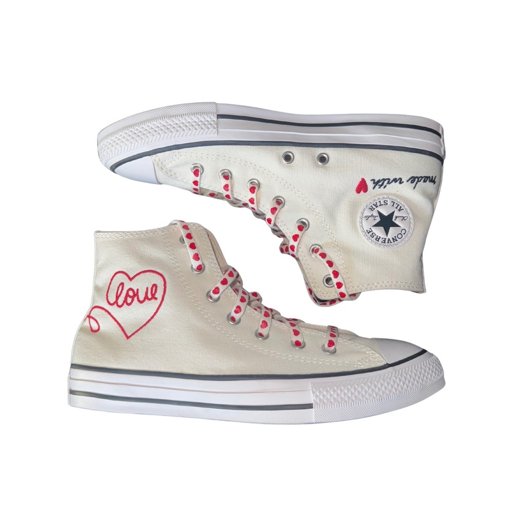 Converse High Made With Love White